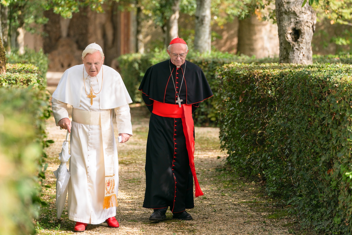 ‘The Two Popes’ Strives to Humanize Its Holy Fathers